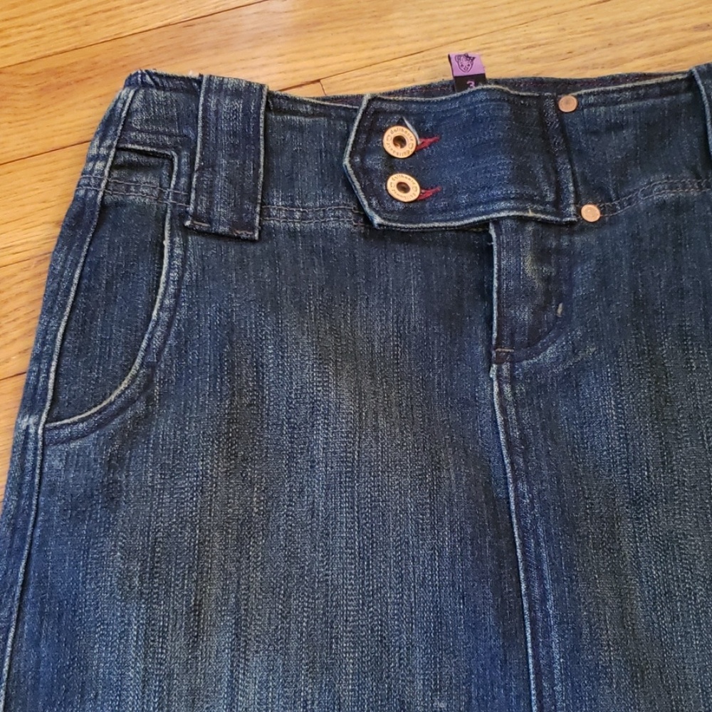 Dollhouse Elvie Denim Skirt Size 3 - Picture 2 of 5